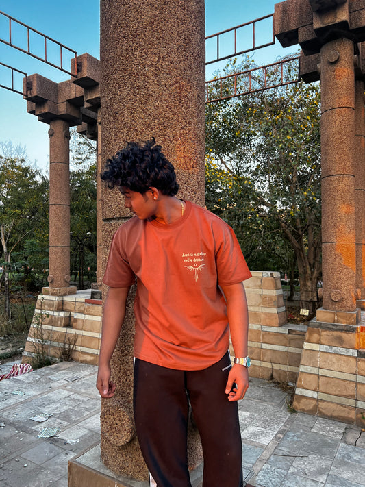Brown Oversized Tee